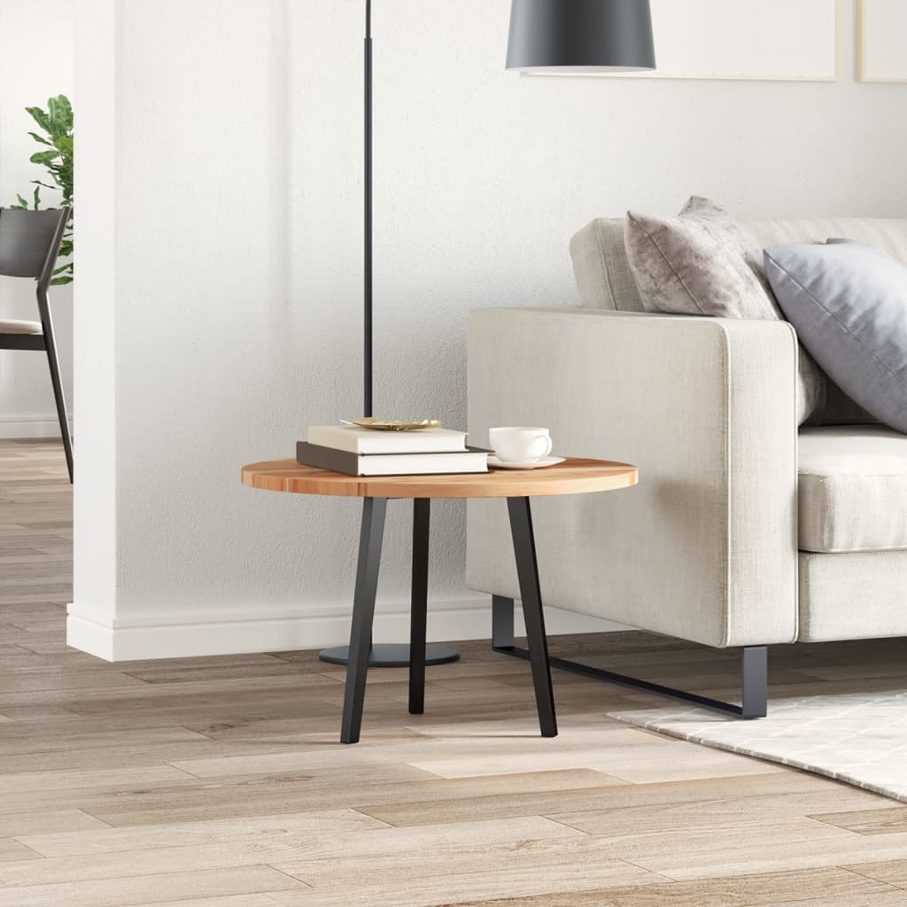 vidaXL Επιφάνεια Τραπεζιού Στρογγυλή Ø60x2 εκ. από Μασίφ Ξύλο Ακακίας