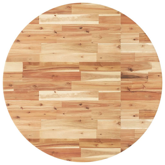 vidaXL Επιφάνεια Τραπεζιού Στρογγυλή Ø90x4 εκ. από Μασίφ Ξύλο Ακακίας