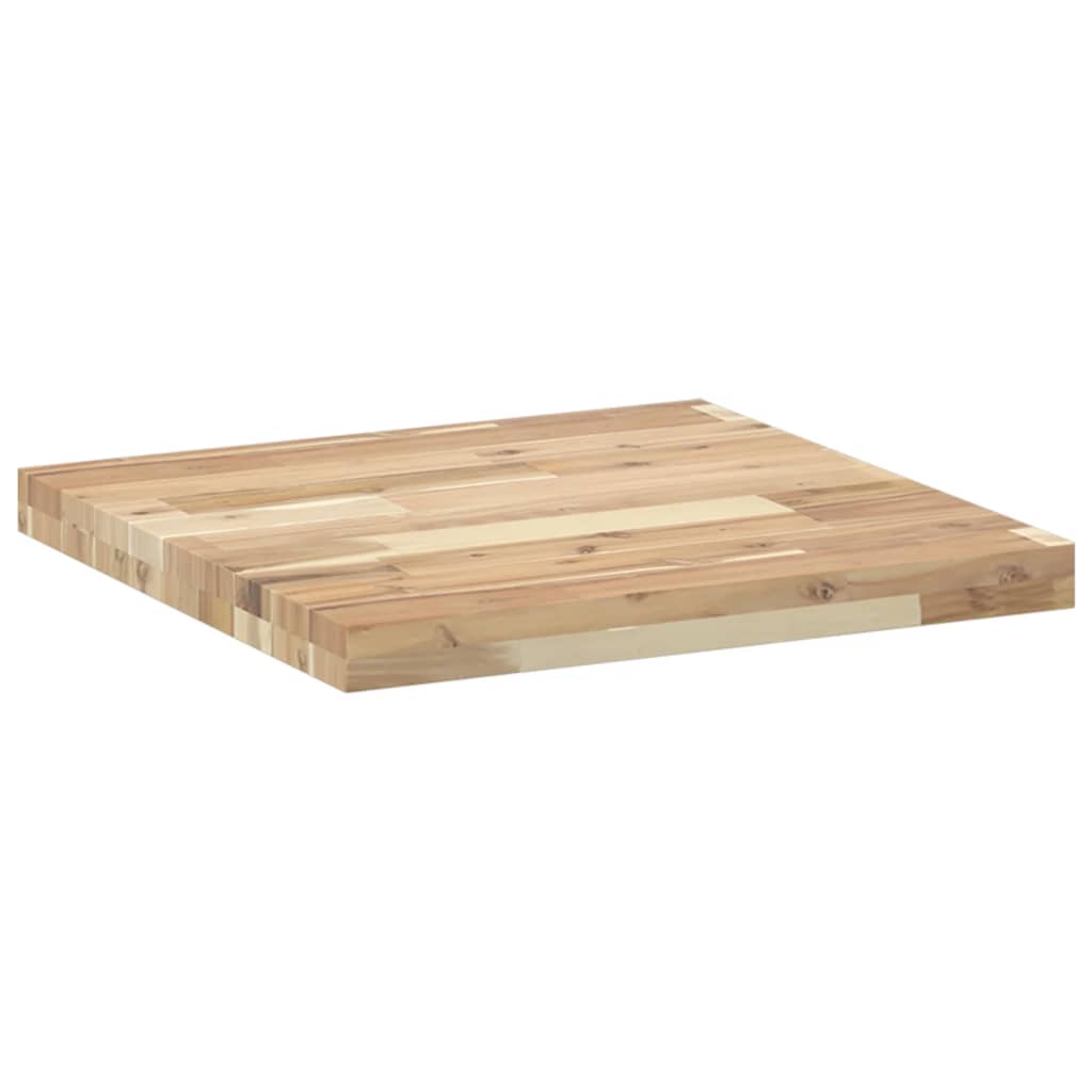 vidaXL Επιφάνεια Τραπεζιού Τετράγωνη 50x50x4 εκ. Μασίφ Ξύλο Ακακίας