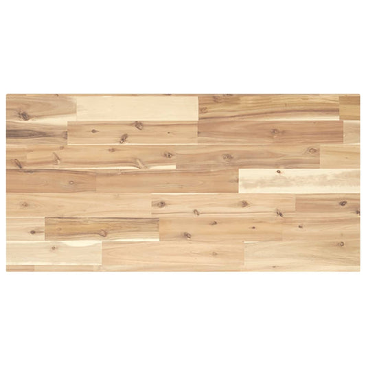 vidaXL Επιφάνεια Γραφείου Ορθογώνια 100x40x2 εκ. Μασίφ Ξύλο Ακακίας