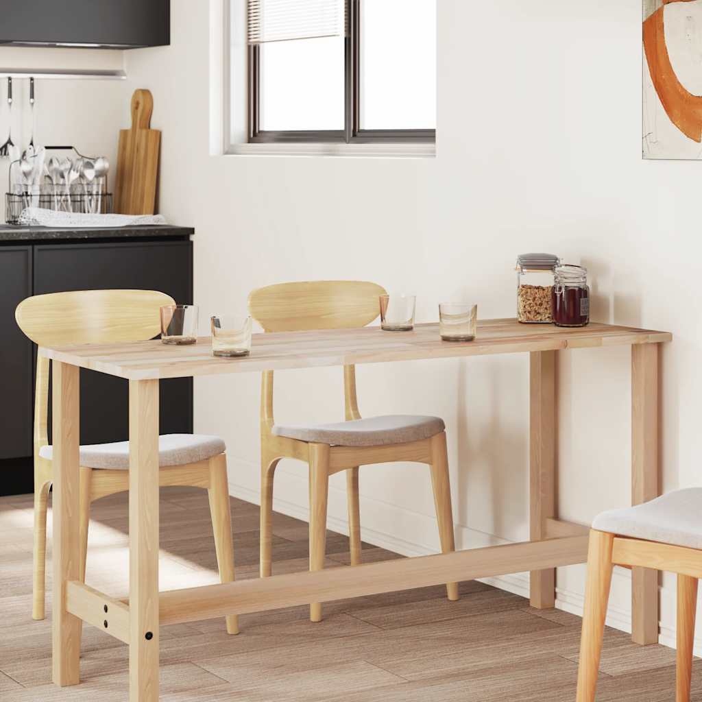 vidaXL Επιφάνεια Γραφείου Ορθογώνια 140x50x2 εκ. Μασίφ Ξύλο Ακακίας