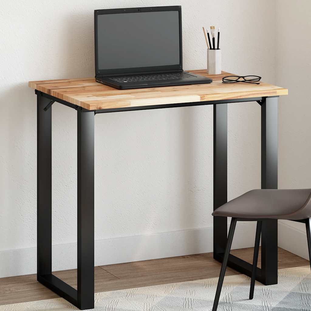 vidaXL Επιφάνεια Γραφείου Ορθογώνια 80x60x2 εκ. Μασίφ Ξύλο Ακακίας