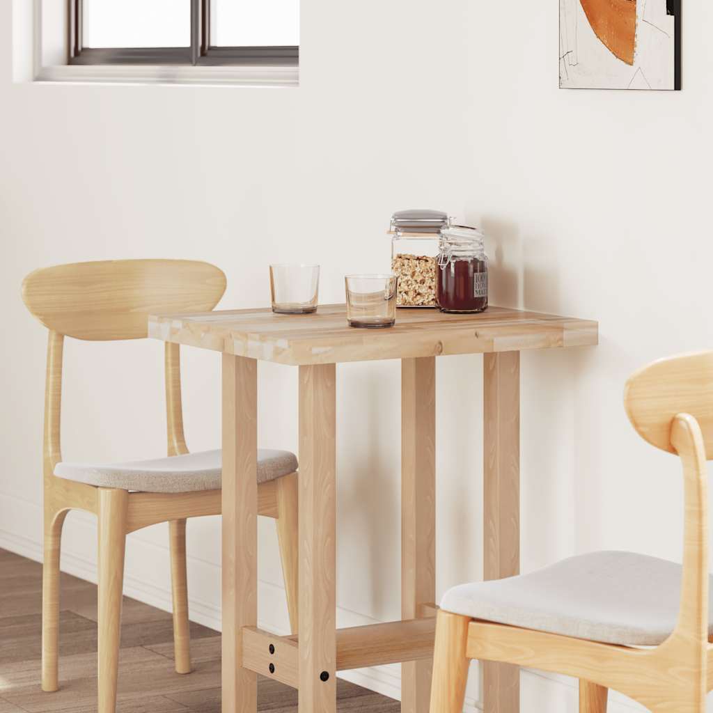 vidaXL Επιφάνεια Γραφείου Ορθογώνια 60x50x4 εκ. Μασίφ Ξύλο Ακακίας