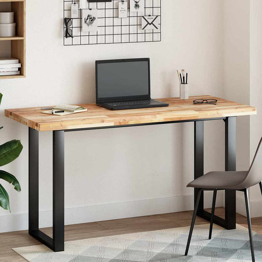 vidaXL Επιφάνεια Γραφείου Ορθογώνια 140x60x4 εκ. Μασίφ Ξύλο Ακακίας