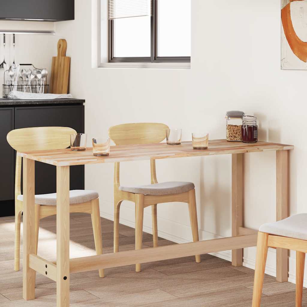 vidaXL Επιφάνεια Γραφείου Ορθογώνια 140x50x2 εκ. Μασίφ Ξύλο Ακακίας