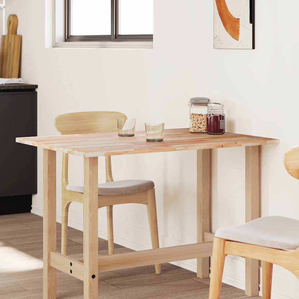 vidaXL Επιφάνεια Γραφείου Ορθογώνια 100x80x2 εκ. Μασίφ Ξύλο Ακακίας