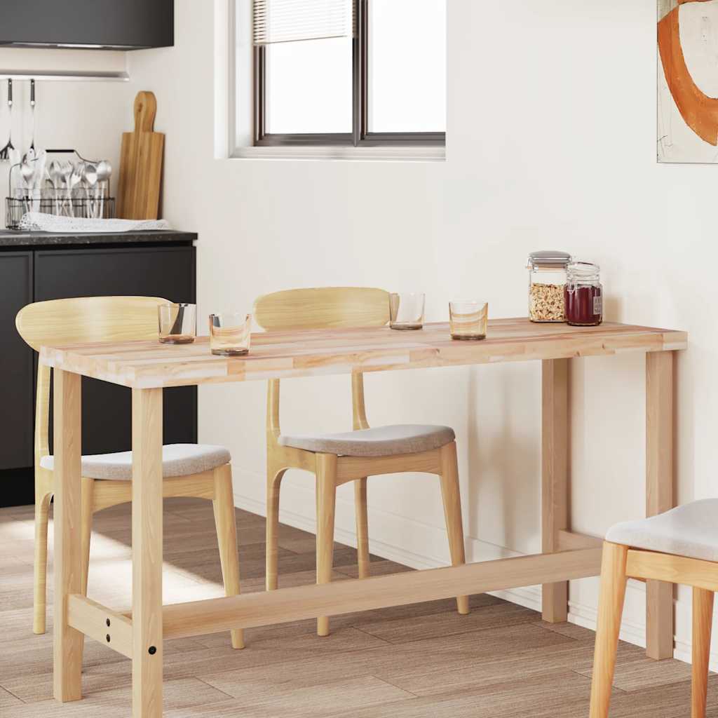 vidaXL Επιφάνεια Γραφείου Ορθογώνια 160x50x4 εκ. Μασίφ Ξύλο Ακακίας