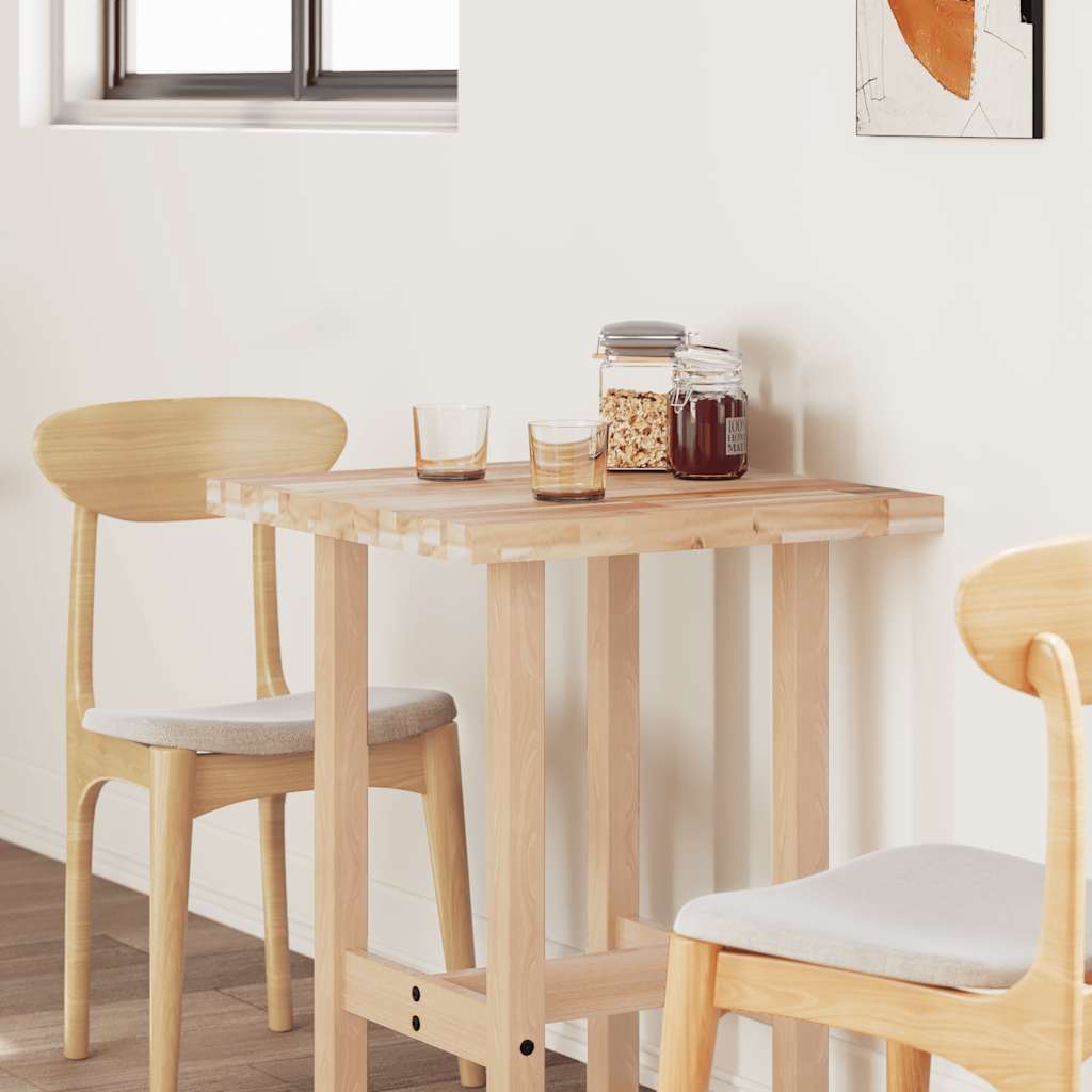 vidaXL Επιφάνεια Γραφείου Ορθογώνια 80x60x4 εκ. Μασίφ Ξύλο Ακακίας