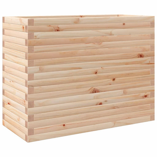 vidaXL Ζαρντινιέρα Κήπου 90x40x68,5 εκ από Μασίφ Ξύλο Πεύκου