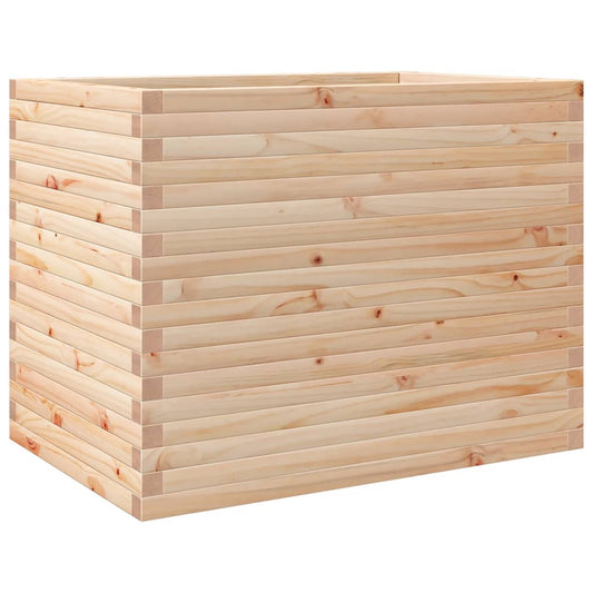 vidaXL Ζαρντινιέρα Κήπου 90x60x68,5 εκ από Μασίφ Ξύλο Πεύκου