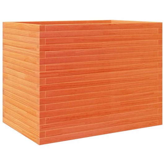 vidaXL Ζαρντινιέρα Καφέ Κεριού 90x60x68,5 εκ. από Μασίφ Ξύλο Πεύκου