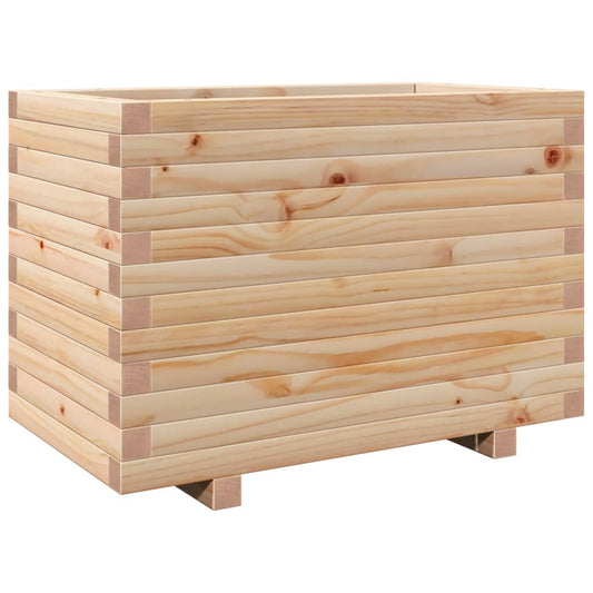 vidaXL Ζαρντινιέρα Κήπου 70x40x49,5 εκ από Μασίφ Ξύλο Πεύκου