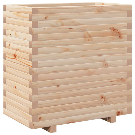 vidaXL Ζαρντινιέρα Κήπου 70x40x72,5 εκ από Μασίφ Ξύλο Πεύκου