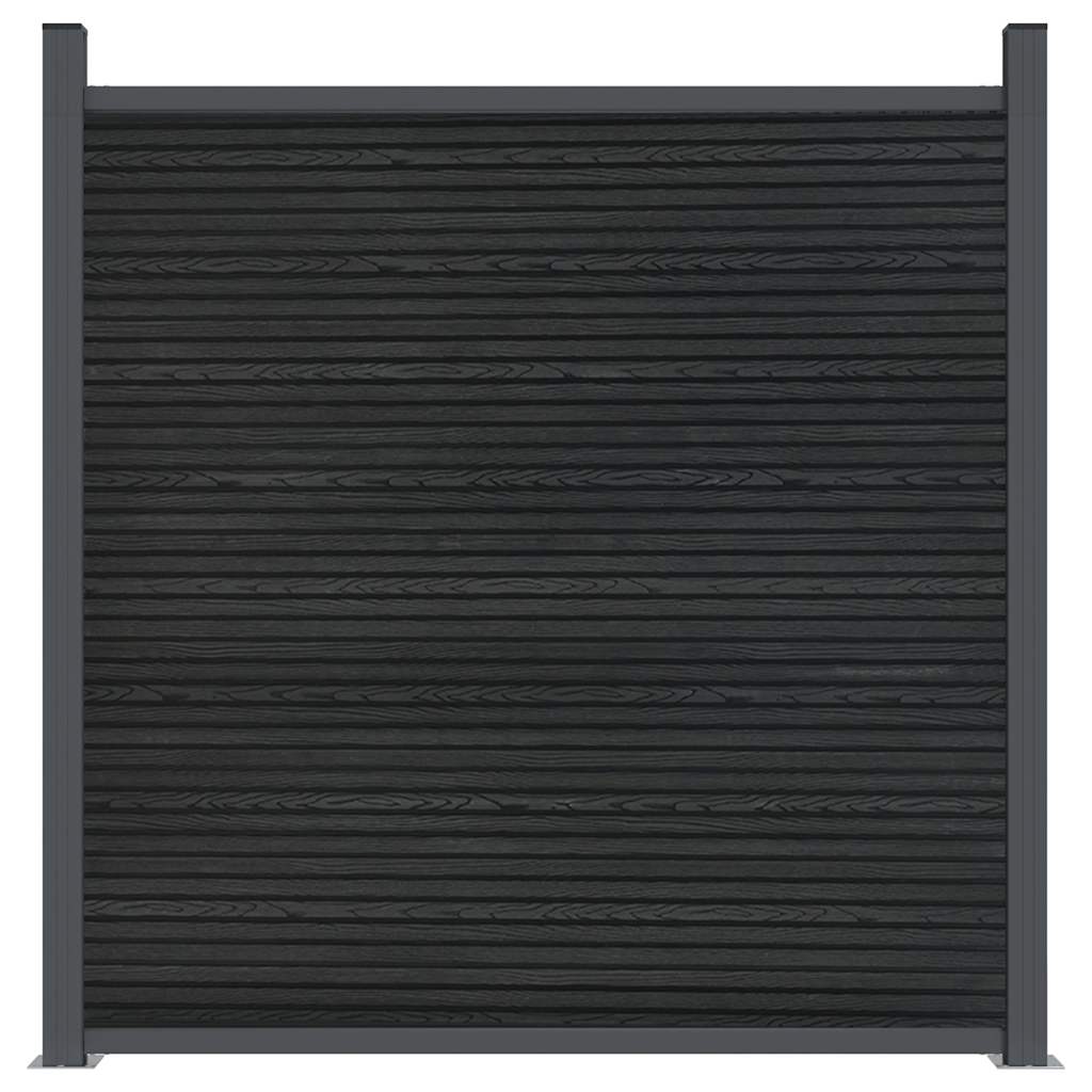 vidaXL Πάνελ Περίφραξης Γκρι 353 x 186 εκ. από WPC