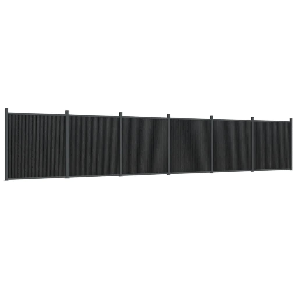 vidaXL Πάνελ Περίφραξης Γκρι 1045 x 186 εκ. από WPC