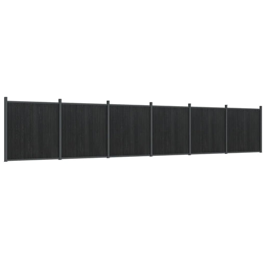 vidaXL Πάνελ Περίφραξης Γκρι 1045 x 186 εκ. από WPC