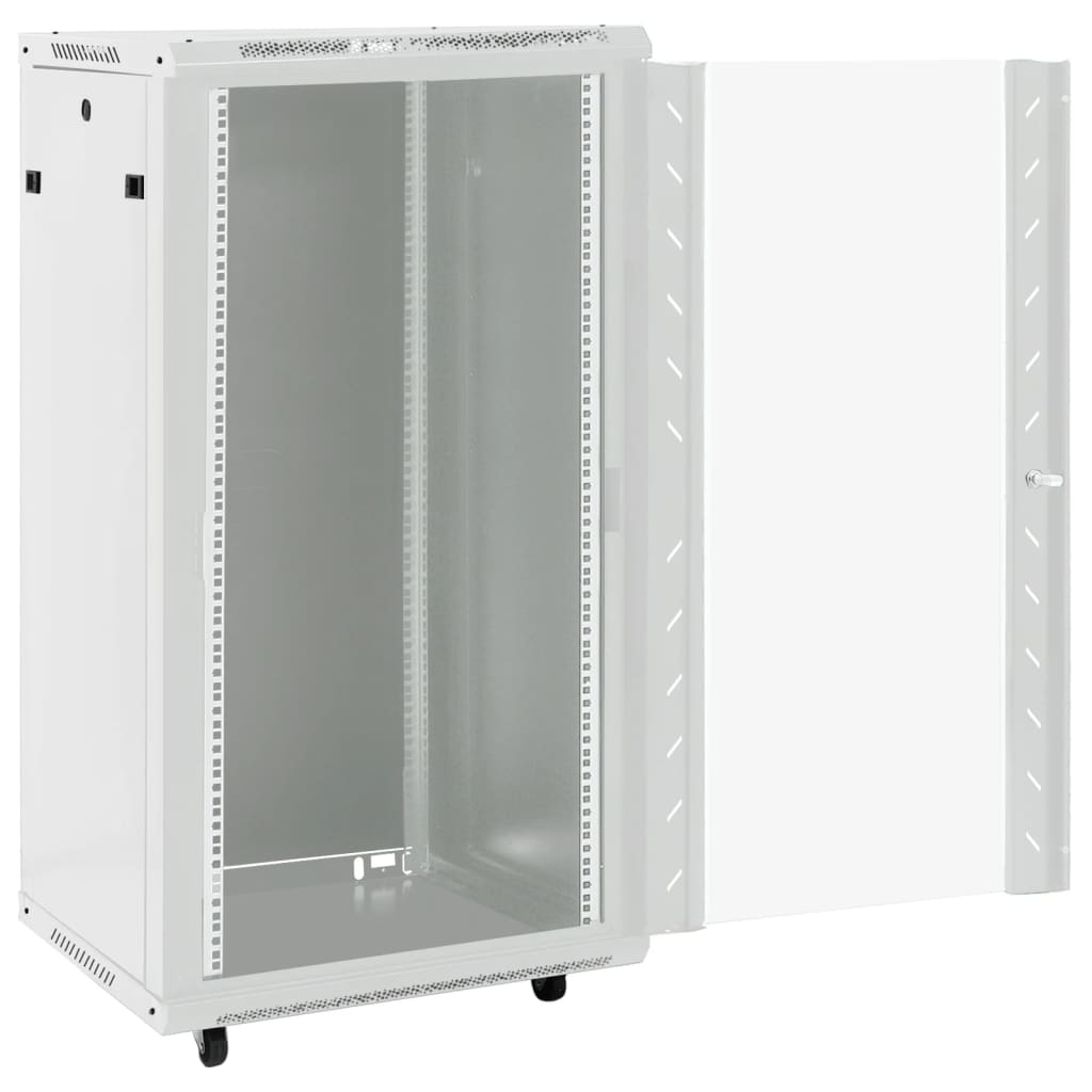 vidaXL Καμπίνα Δικτύου με Περιστ. Πόδια 22U 19" IP20 60x60x120 εκ.
