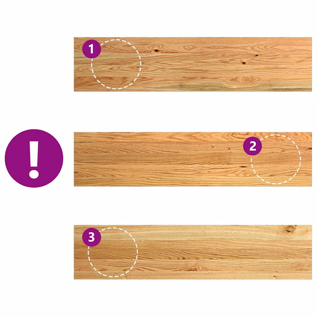 vidaXL Πατάκια Σκάλας 4 τεμ. Ανοιχτό Καφέ 110x25x2 cm Ξύλο Δρυός