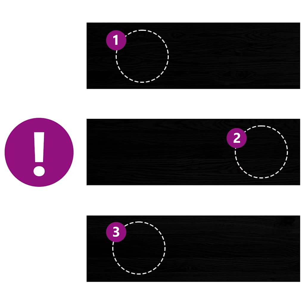 vidaXL Πατάκια Σκάλας 4 τεμ. Σκούρο Καφέ 80x25x2 cm Ξύλο Δρυός