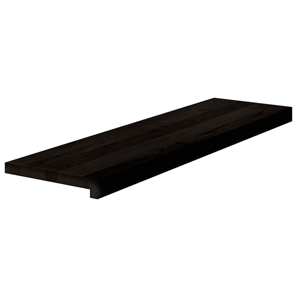 vidaXL Πέλματα Σκάλας 12 τεμάχια Σκούρο καφέ 90x25x2cm Ξύλο μασίφ δρυς