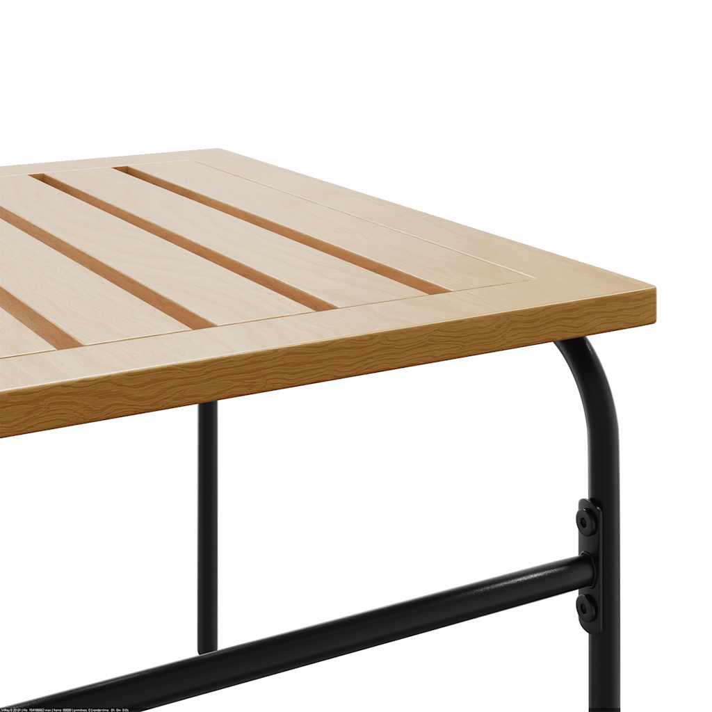 vidaXL Σαλόνι Βεράντας Σετ 5 Τεμαχίων Μαύρο από Ατσάλι με Μαξιλάρια