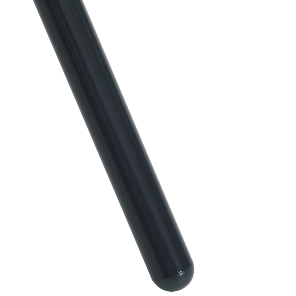 vidaXL Καρέκλες Κήπου Στοιβ. Σετ 3 τεμ. Ανθρακί Ατσάλι με Ηλ. Πούδρα