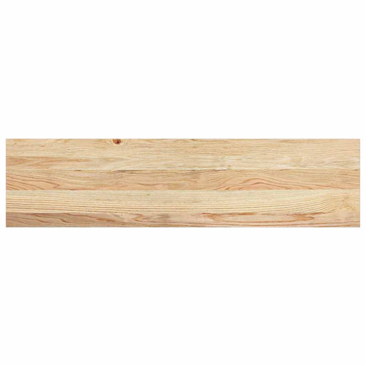 vidaXL Πατάκια Σκάλας 2 τεμ. 100x25x2 εκ. Ακατέργαστο Μασίφ Ξύλο Δρυός
