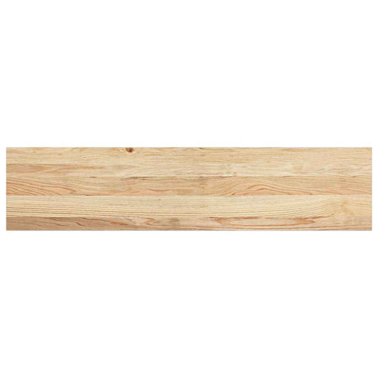 vidaXL Πατάκια Σκάλας 2 τεμ. 110x25x2 εκ. Ακατέργαστο Μασίφ Ξύλο Δρυός