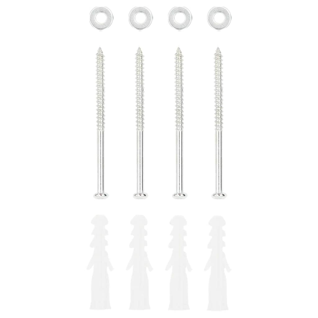 vidaXL Στήλη Πρίζας Εξ. Χώρου 4 Εξόδων Μαύρο/Πράσινο 16x16x39,5 εκ.