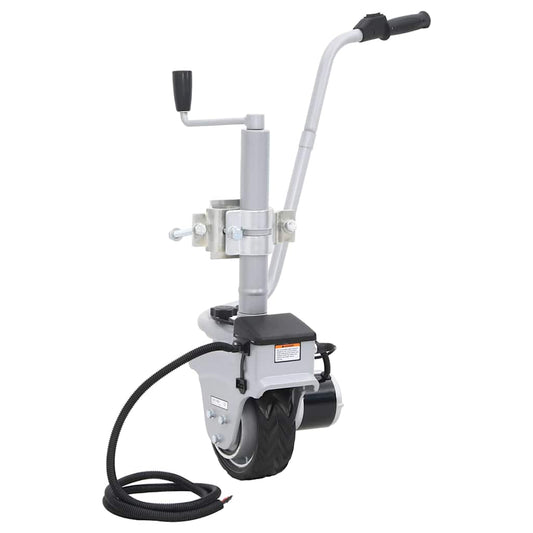 vidaXL Ποδαράκι Τρέιλερ Μηχανοκίνητο 12 V 350 W Αλουμινίου