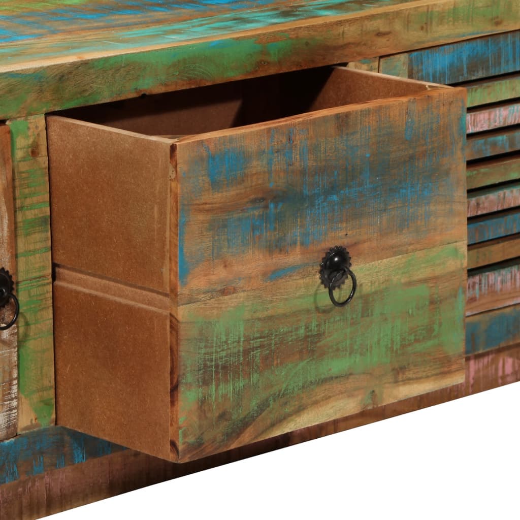 vidaXL Έπιπλο Τηλεόρασης 110 x 30 x 40 εκ. από Μασίφ Ανακυκλωμένο Ξύλο