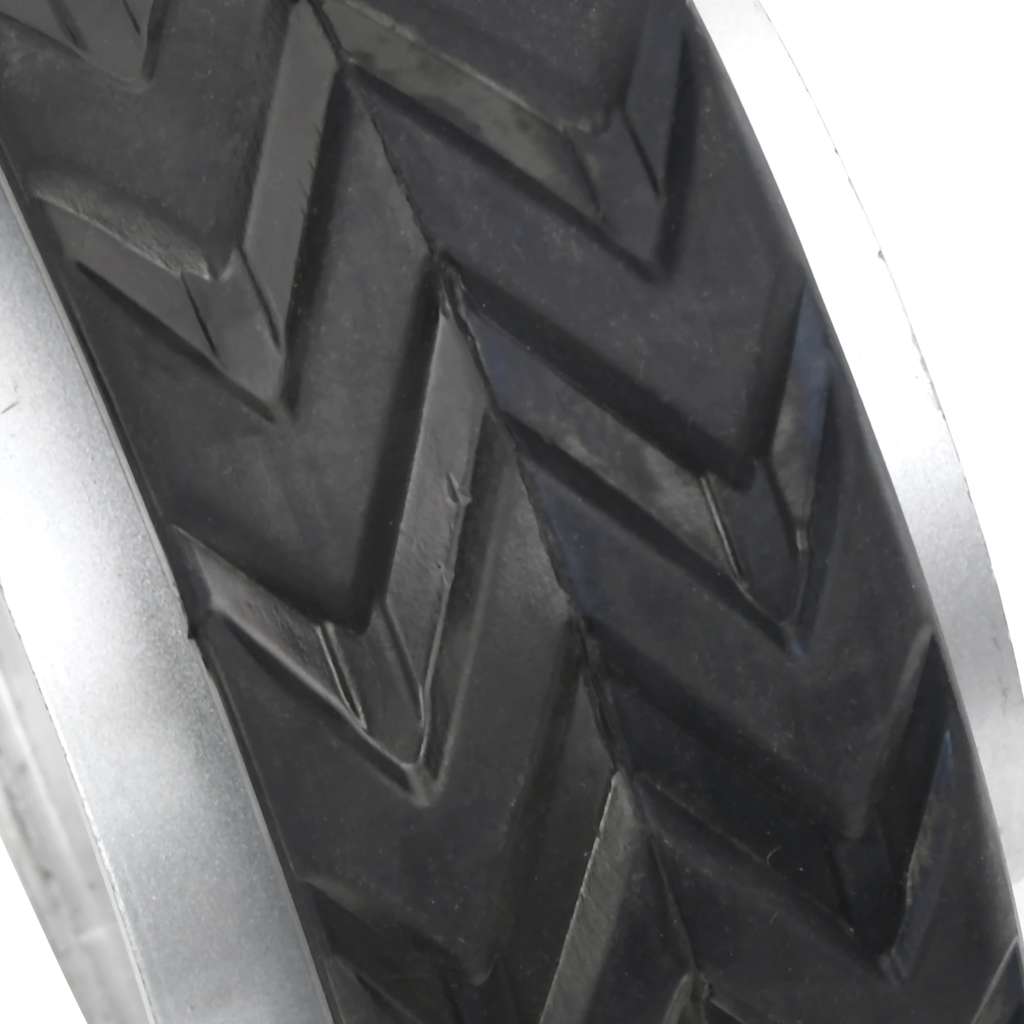 vidaXL Τροχός για Ποδαράκι Τρέιλερ Ø19,5x10εκ. από Αλουμίνιο/Καουτσούκ