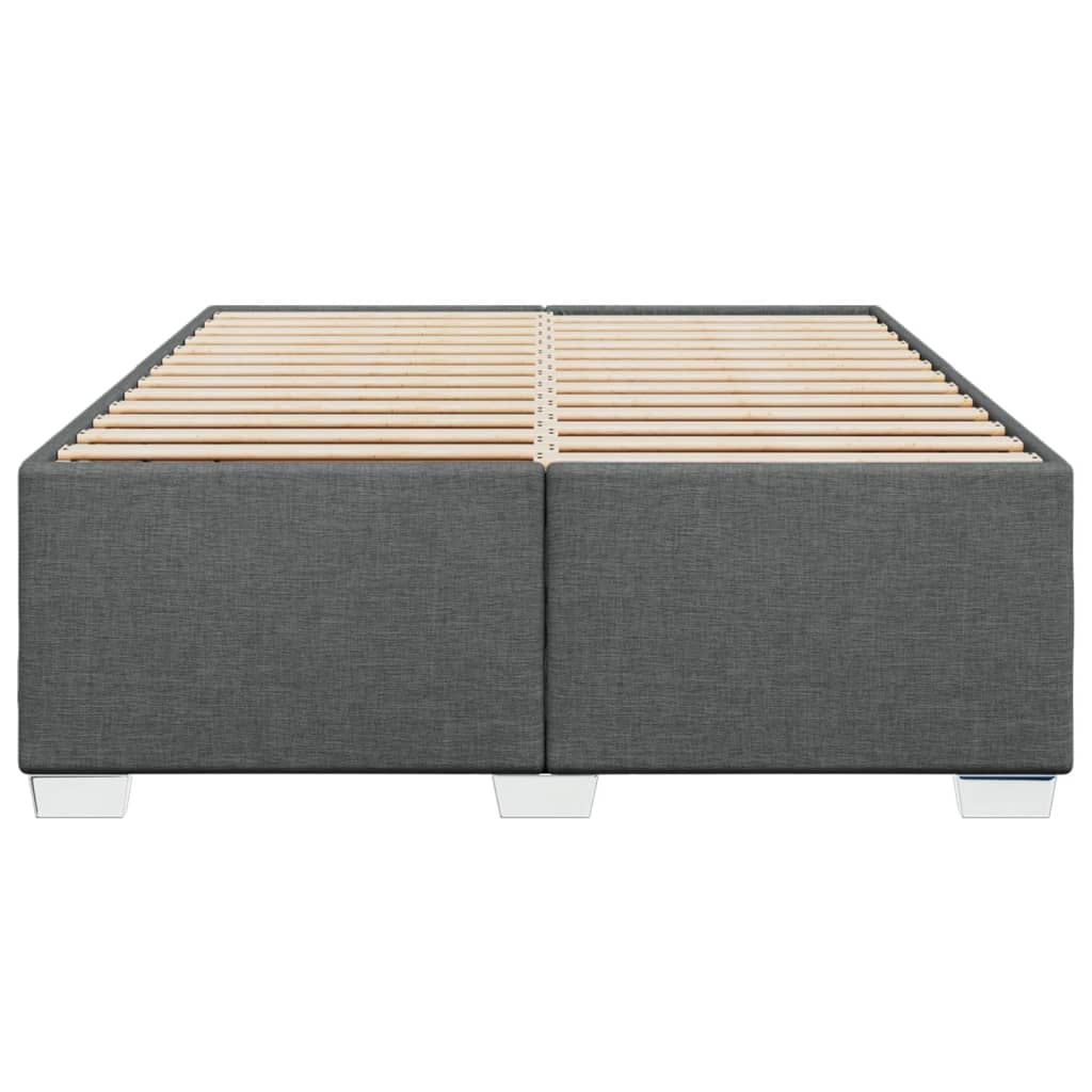 vidaXL Σκελετός Κρεβατιού Χωρίς Στρώμα Γκρι 140x200 εκ.Υφασμάτινο