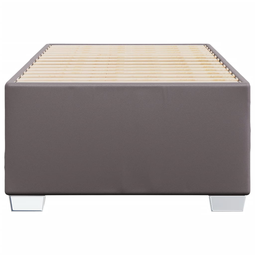 vidaXL Πλαίσιο Κρεβατιού Γκρι 80 x 200 εκ. από Συνθετικό Δέρμα