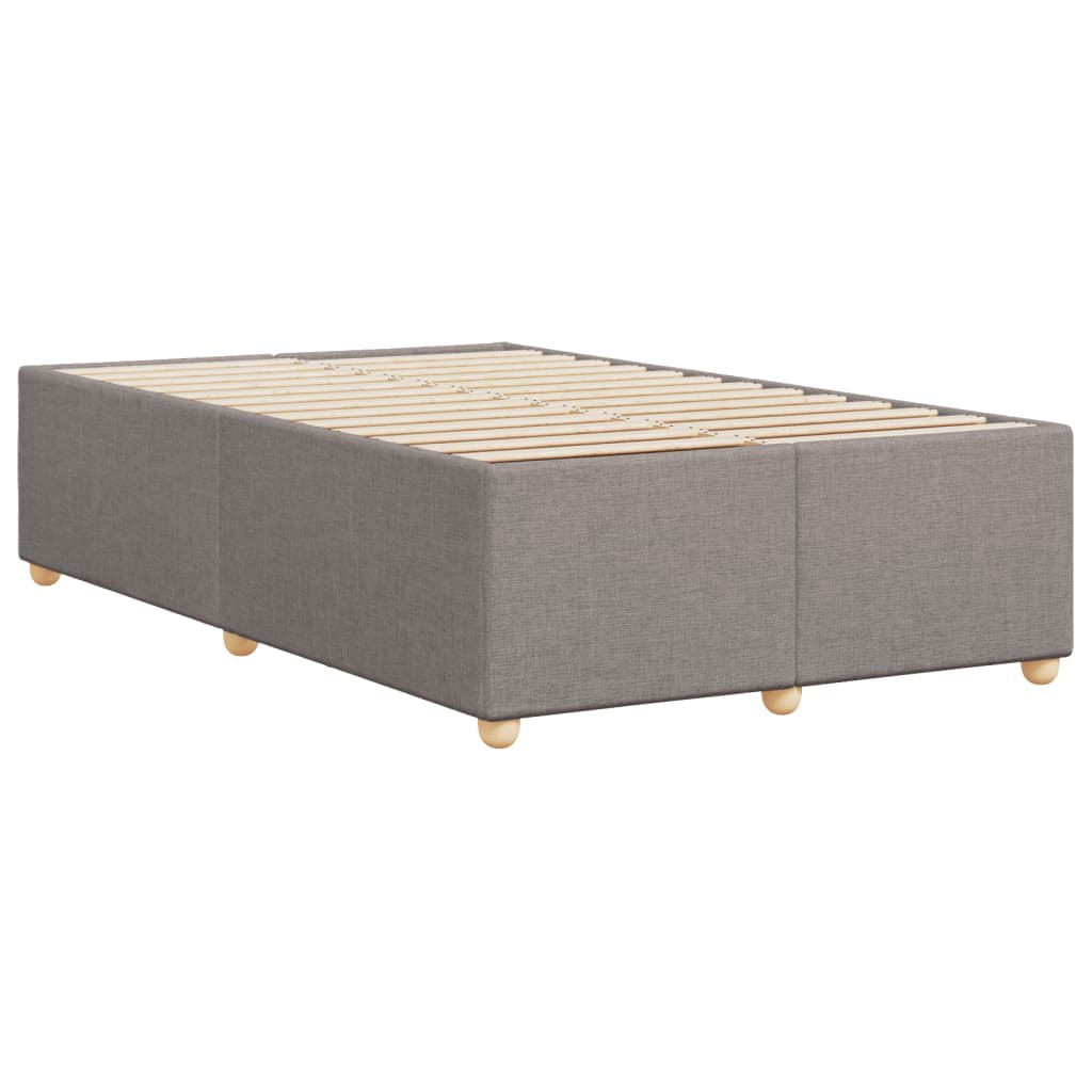 vidaXL Σκελετός Κρεβατιού Χωρίς Στρώμα Taupe 120x200 εκ. Υφασμάτινο