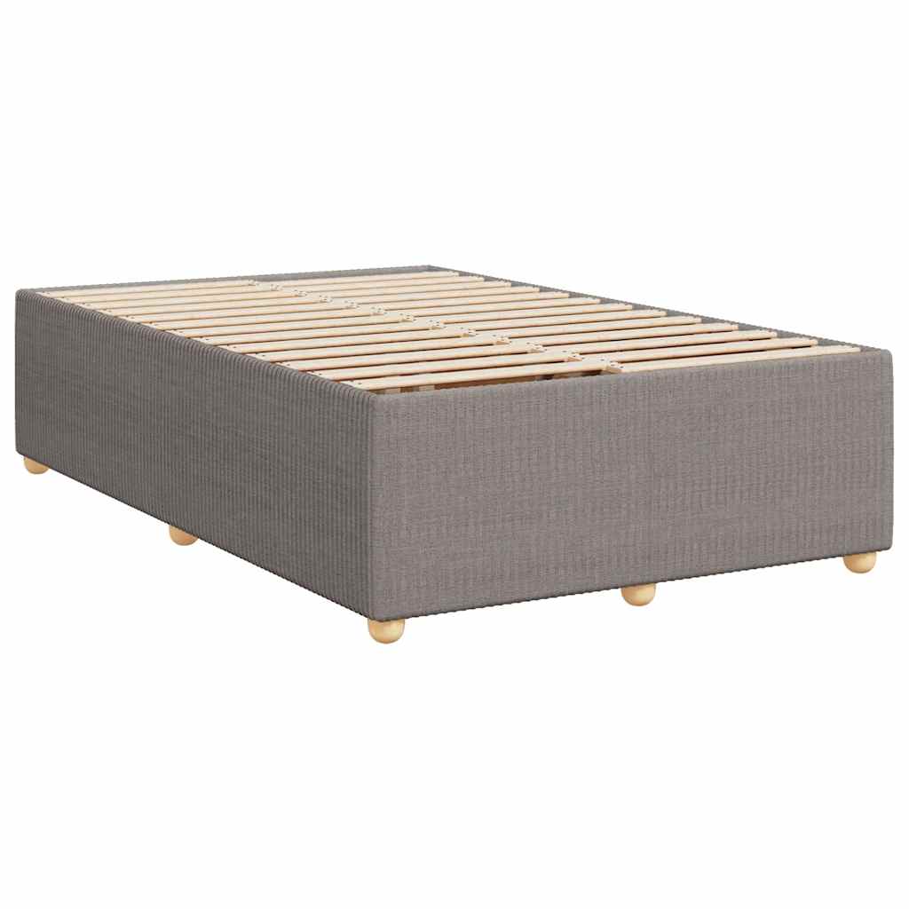 vidaXL Πλαίσιο Κρεβατιού χωρίς στρώμα Taupe 120x190 εκ. Υφασμάτινο