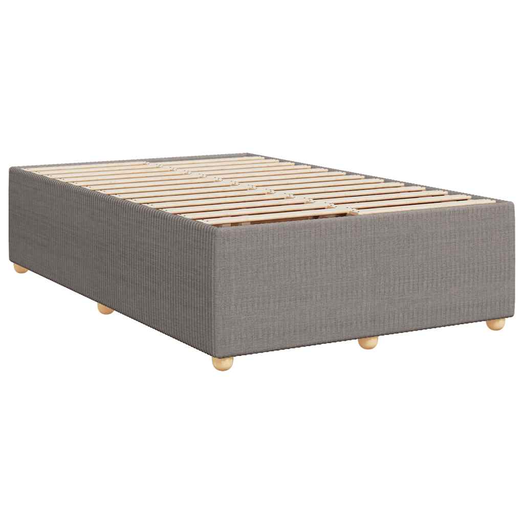 vidaXL Σκελετός Κρεβατιού Χωρίς Στρώμα Taupe 120x200 εκ. Υφασμάτινο