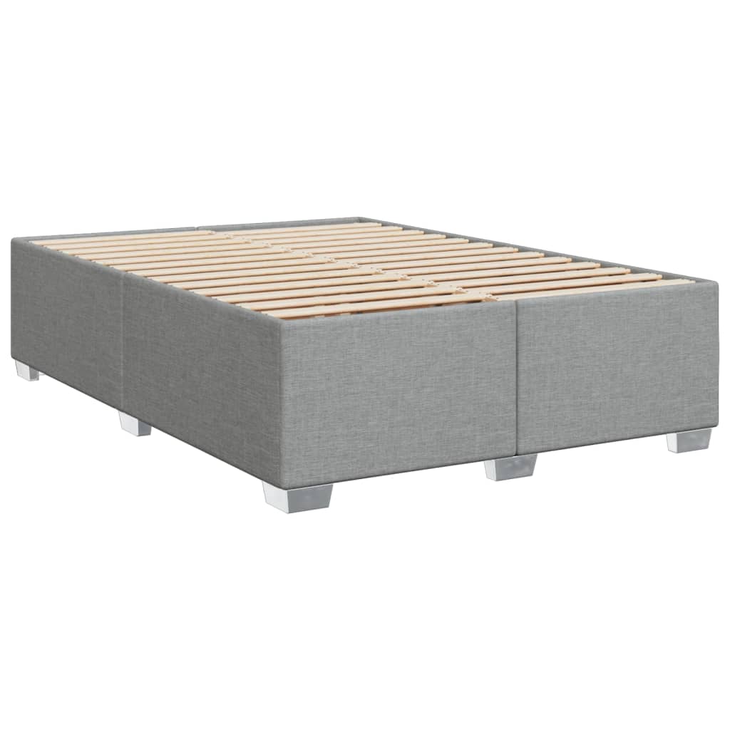 vidaXL Κρεβάτι Boxspring με Στρώμα Αν. Πράσινο 160x200εκ Υφασμάτινο
