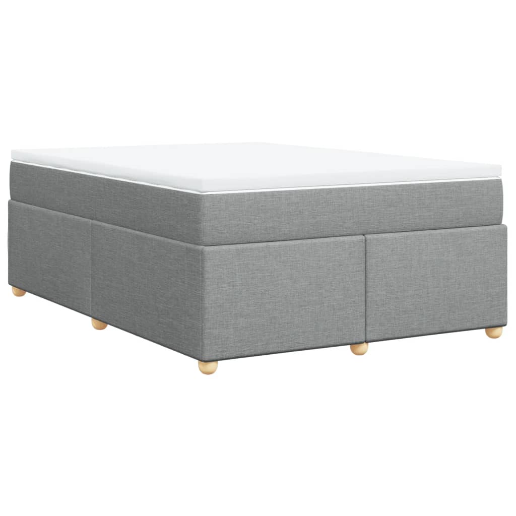 vidaXL Κρεβάτι Boxspring με Στρώμα Αν. Πράσινο 160x200εκ Υφασμάτινο