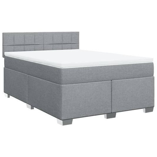 vidaXL Κρεβάτι Boxspring με Στρώμα Αν. Πράσινο 160x200εκ Υφασμάτινο