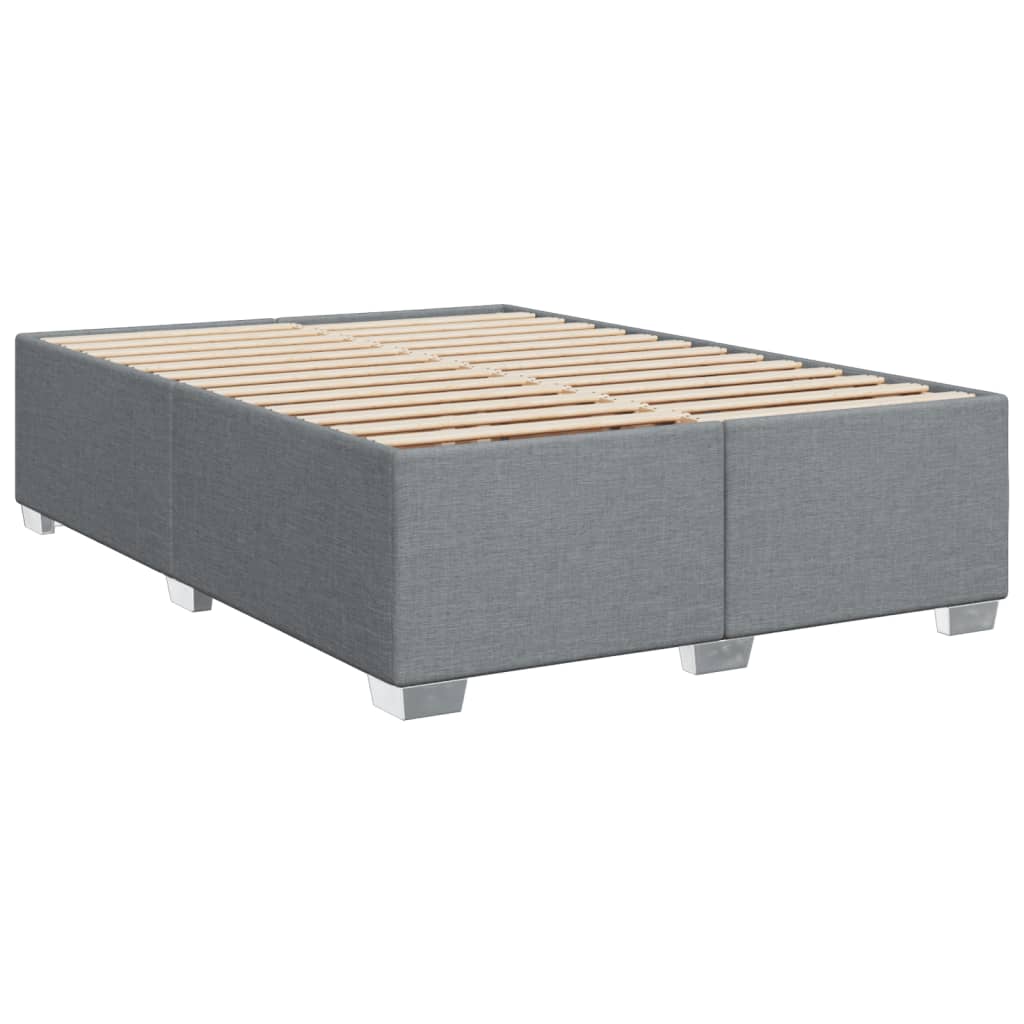 vidaXL Κρεβάτι Boxspring με Στρώμα Αν. Πράσινο 160x200εκ Υφασμάτινο