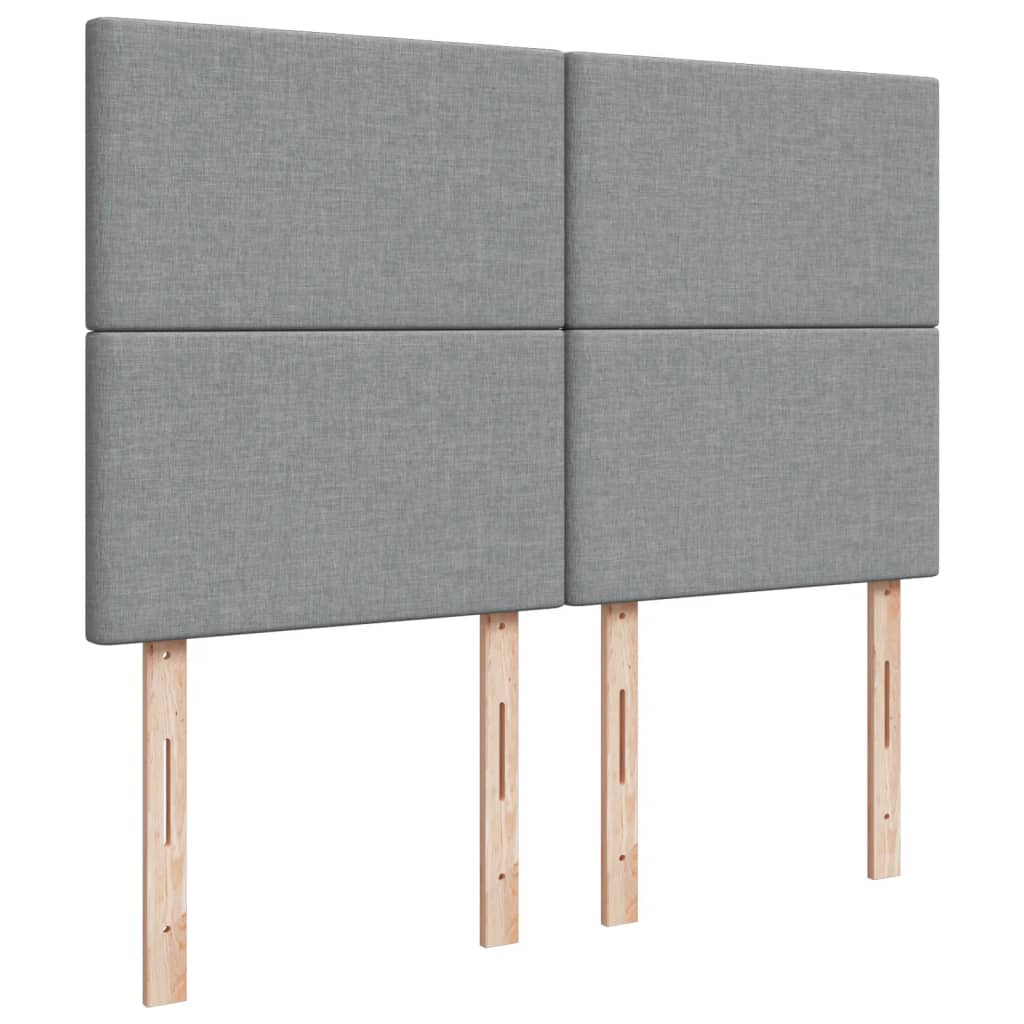 vidaXL Κρεβάτι Boxspring με Στρώμα Αν. Πράσινο 160x200εκ Υφασμάτινο