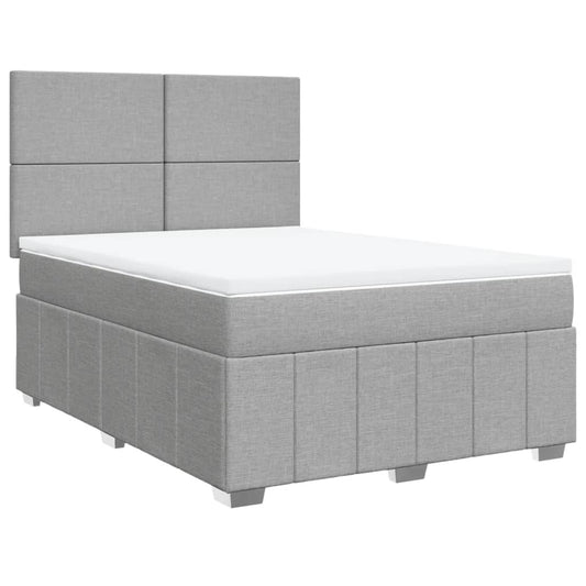 vidaXL Κρεβάτι Boxspring με Στρώμα Αν. Πράσινο 160x200εκ Υφασμάτινο