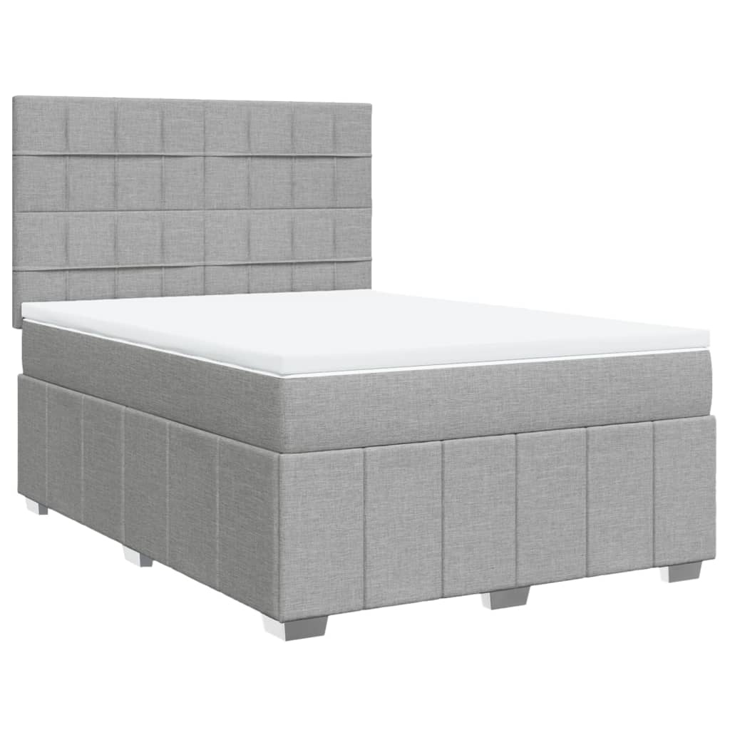 vidaXL Κρεβάτι Boxspring με Στρώμα Αν. Πράσινο 160x200εκ Υφασμάτινο
