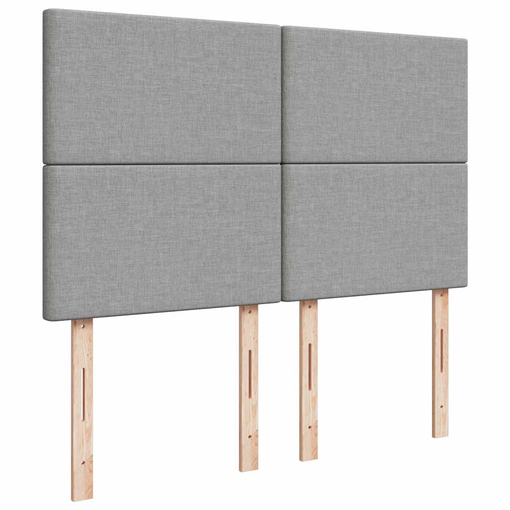 vidaXL Κρεβάτι Boxspring με Στρώμα Αν. Πράσινο 160x200εκ Υφασμάτινο
