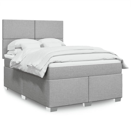 vidaXL Κρεβάτι Boxspring με Στρώμα Αν. Πράσινο 160x200εκ Υφασμάτινο