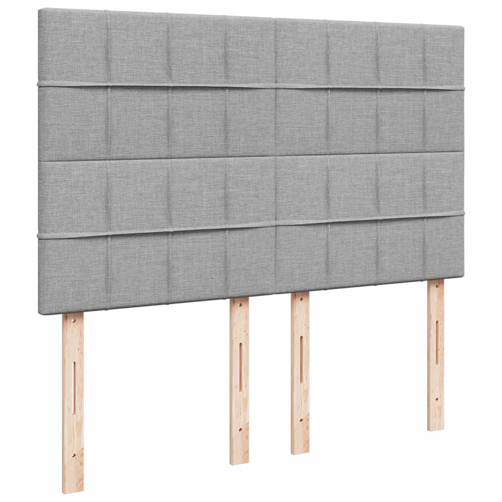 vidaXL Κρεβάτι Boxspring με Στρώμα Αν. Πράσινο 160x200εκ Υφασμάτινο