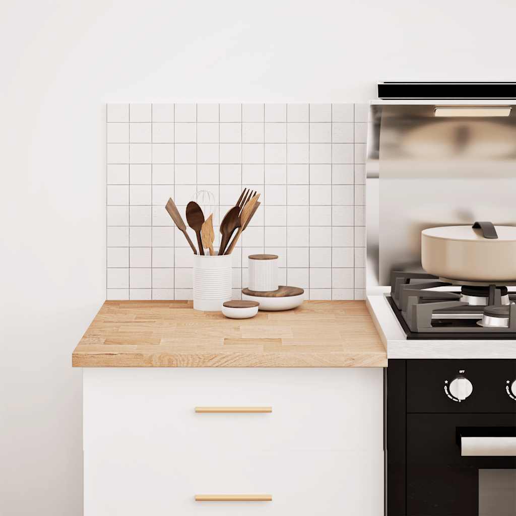 vidaXL πάγκος εργασίας κουζίνας 60x63,5x2,7 εκ. στερεό δρυς ορθογώνιο