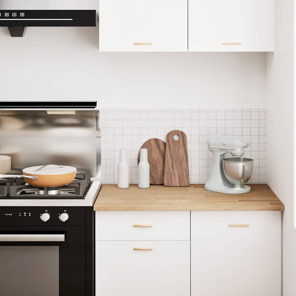 vidaXL πάγκος εργασίας κουζίνας 100x63,5x2,7 εκ. στερεό δρυς ορθογώνιο