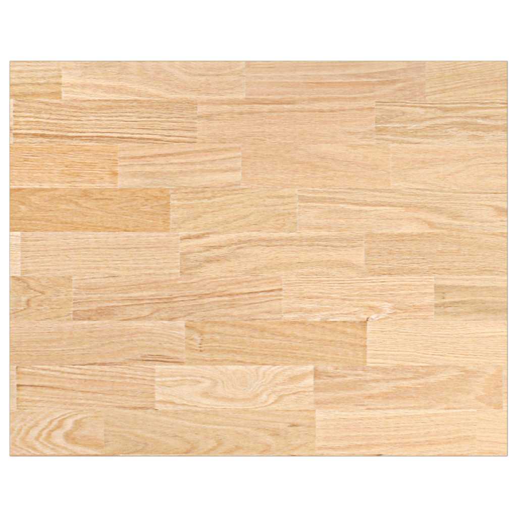 vidaXL πάγκος εργασίας κουζίνας 80x63,5x4 εκ. στερεό δρυς ορθογώνιο